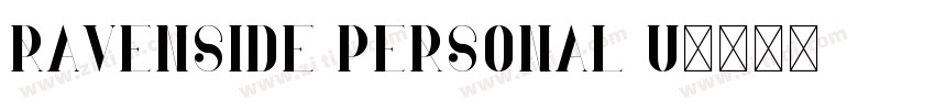 Ravenside personal u字体转换